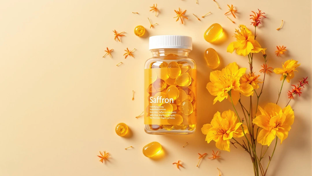 Gummies au safran et vitamine B6 pour enfants TDAH