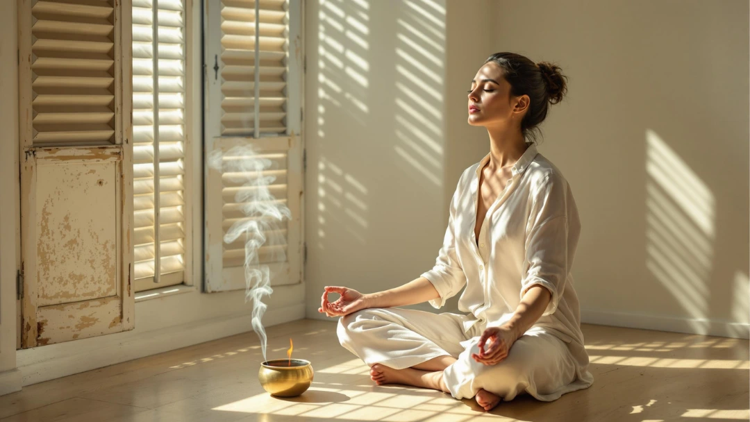 Méditation et safran naturel pour réduire le stress